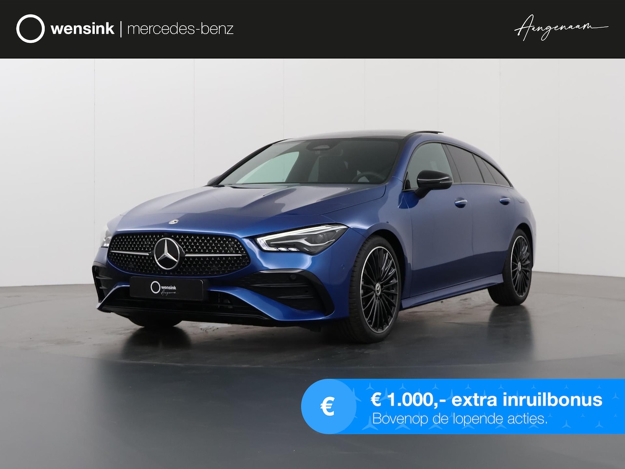 Mercedes-Benz CLA-klasse Shooting Brake - 180 AMG Line | Night Pakket | Panoramadak | Sfeerverlichting | 19" multispaaks velgen | - AutoWereld.nl