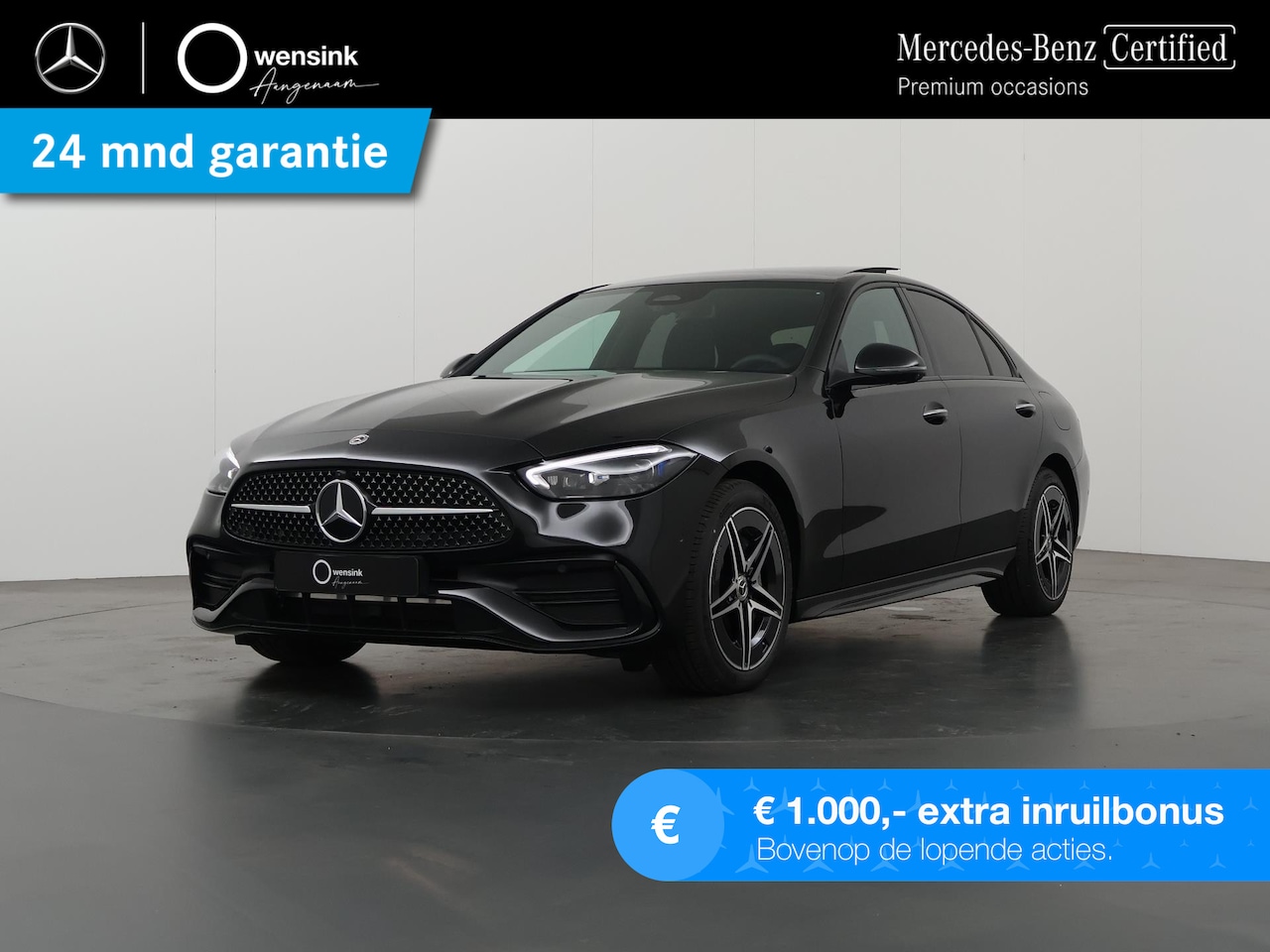 Mercedes-Benz C-klasse - 300 e AMG Line Premium Plus Night | Panoramadak | Memory pakket | Head-up Display | Trekha - AutoWereld.nl