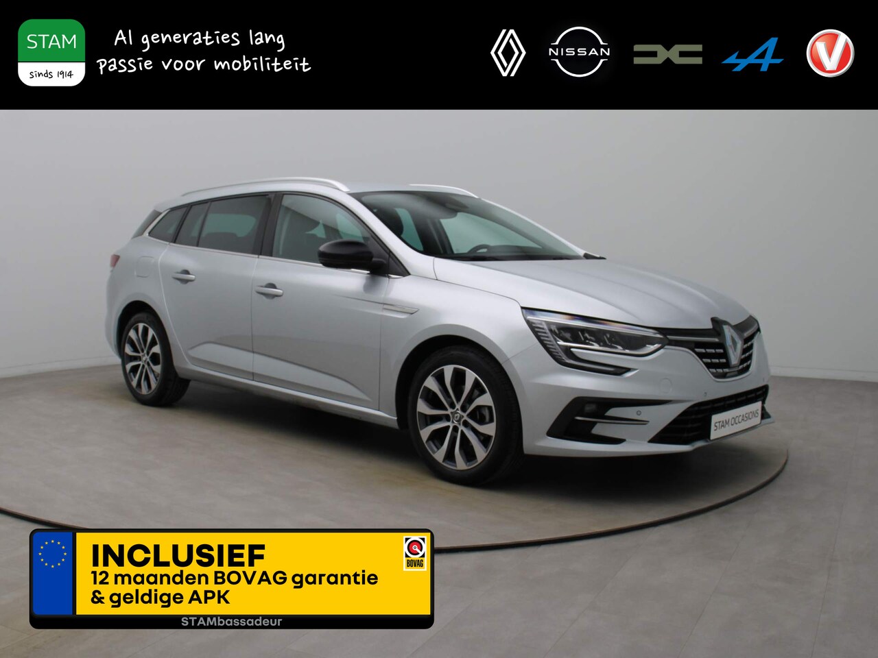 Renault Mégane Estate - TCe 140pk Techno EDC/AUTOMAAT Camera | Climate | Navi | Parksens. v+a |Stoel -/ Stuur verw - AutoWereld.nl