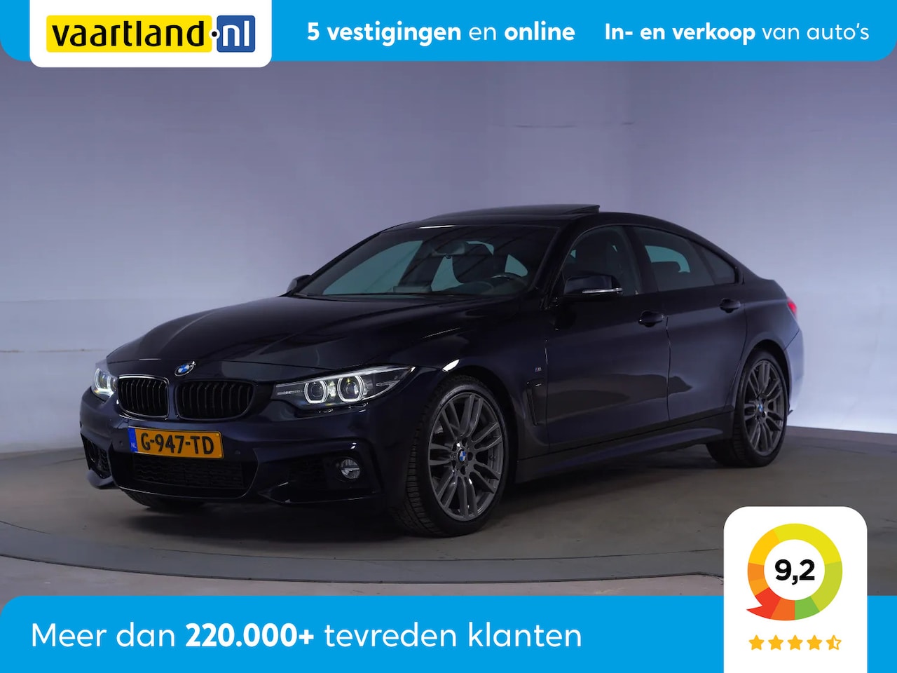 BMW 4-serie Gran Coupé - 418i Executive M-Pakket Aut. [ Schuifdak Sportstoelen Virtual ] - AutoWereld.nl