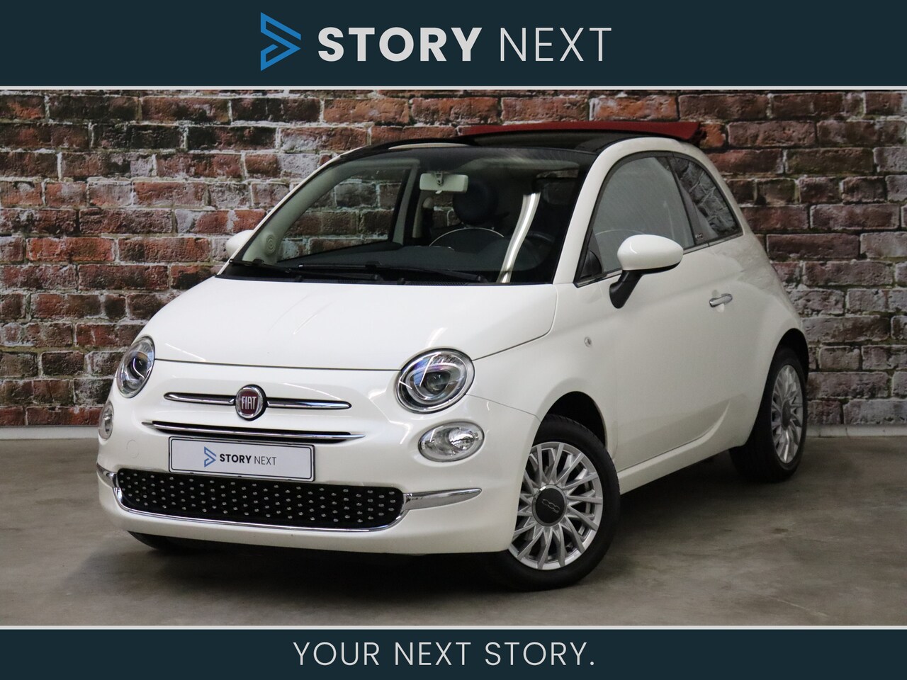 Fiat 500 C - 1.2 Lounge Cabrio / Navigatie / Parkeersensoren /  Climate Control / Bleutooth / DAB / 15 - AutoWereld.nl