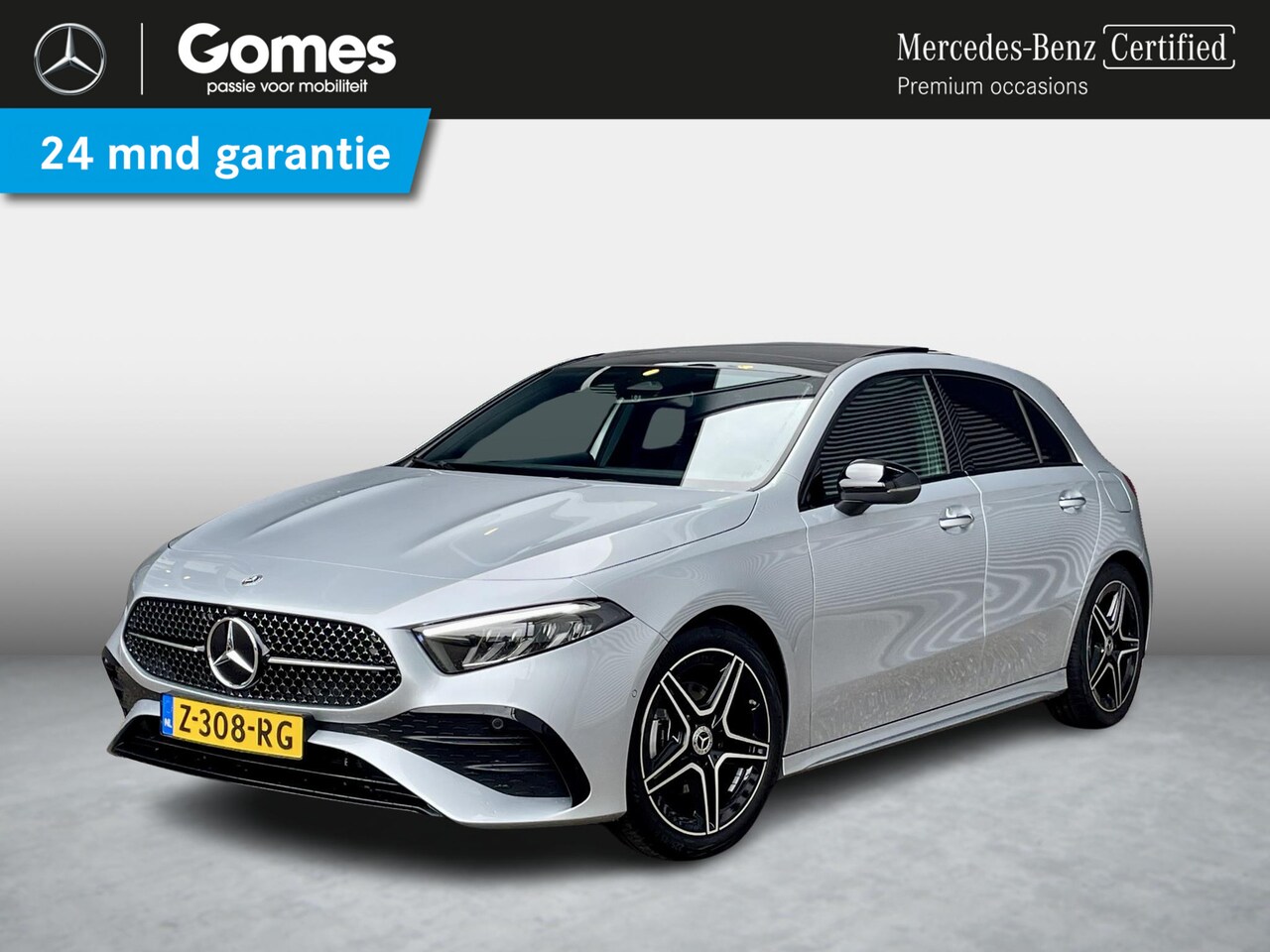 Mercedes-Benz A-klasse - 180 AMG Line | Panoramadak | Night Pakket | Sfeerverlichting | Stoelverwarming | Parkeerse - AutoWereld.nl