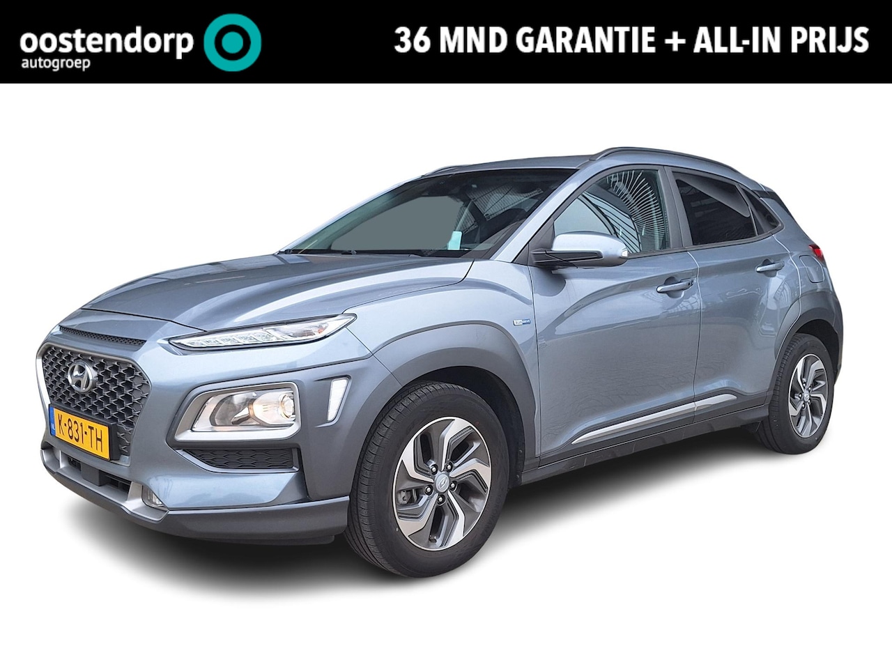 Hyundai Kona - 1.6 GDI HEV Fashion AUTOMAAT | Rijklaarprijs! |  Adaptive Cruise Control | Navi | Climate - AutoWereld.nl