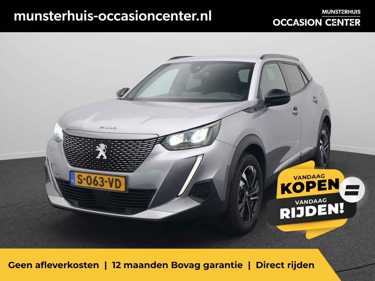 Peugeot e-2008 - EV Allure 50 kWh - €2000 Subsidie - All seasonbanden - AutoWereld.nl