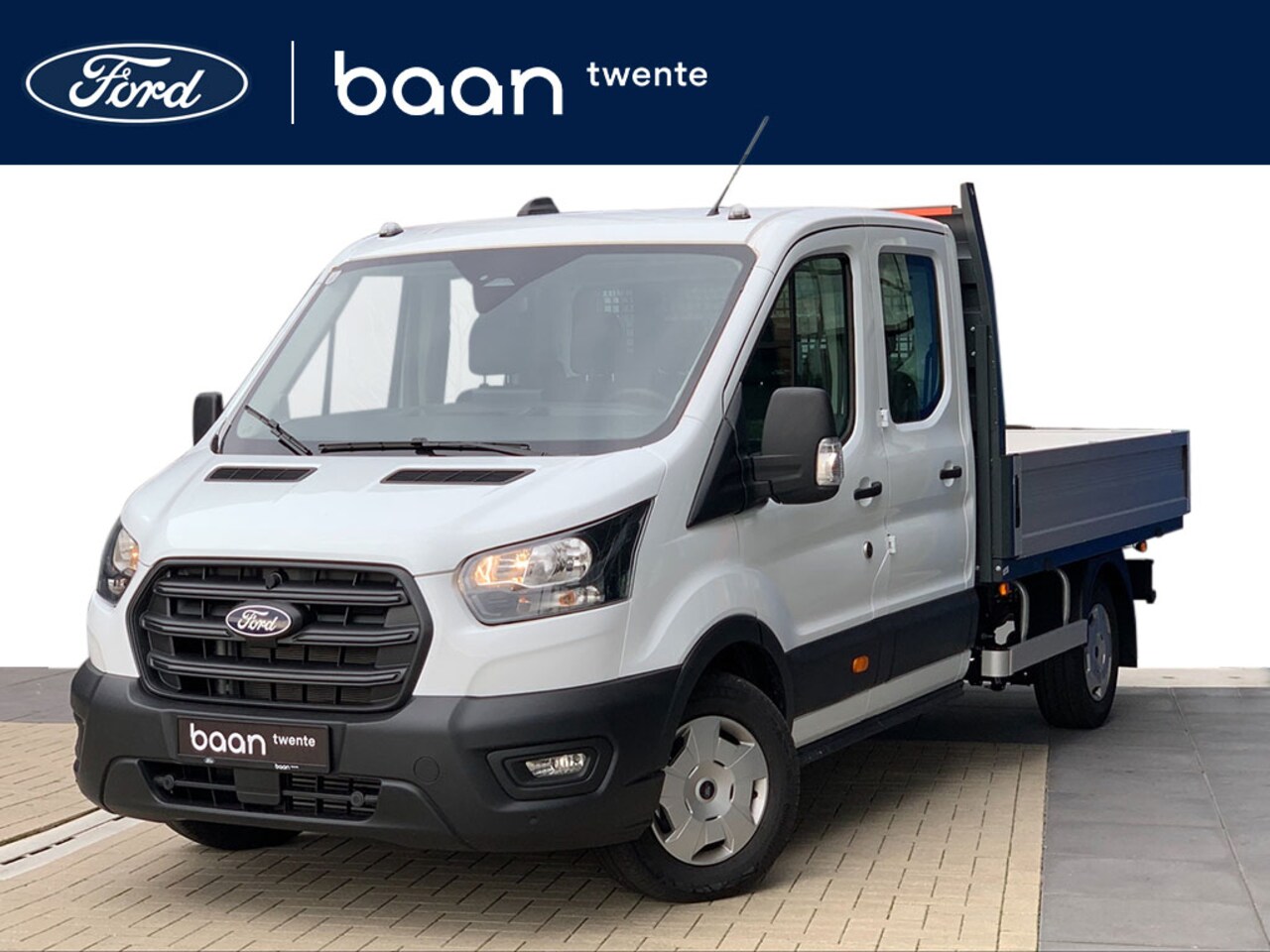 Ford Transit - Pick-up 350 2.0 TDCI L3H1 DC Trend EX BPM | 7-persoons | Camera | Sync 4 | - AutoWereld.nl