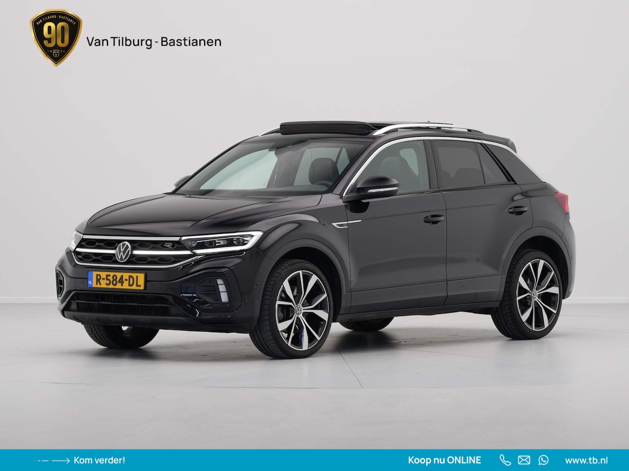 Volkswagen T-Roc - 1.5 TSI 150pk DSG R-Line Business+ Panorama Trekhaak Camera Stoelverwarming - AutoWereld.nl