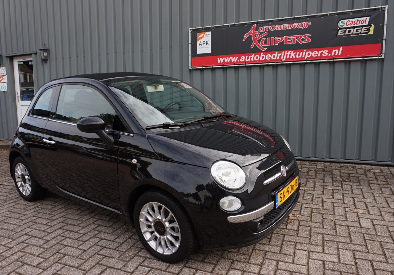 Fiat 500 C - 1.2 Lounge Cabrio Airco.Lm.velgen.Electr.pakket Audio - AutoWereld.nl