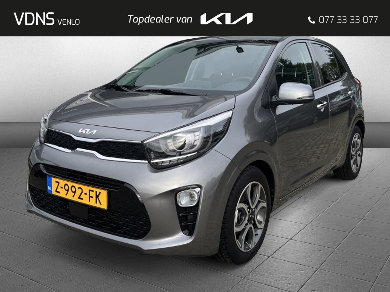 Kia Picanto - 1.0 DPi Dynamic PlusLine Navi/Climate/Cruise Control - AutoWereld.nl