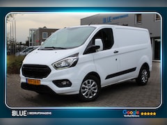 Ford Transit Custom - 280 2.0 TDCI 130PK Euro6 ✓ 3-zits ✓ airco ✓ navigatie ✓ trekhaak 2500KG