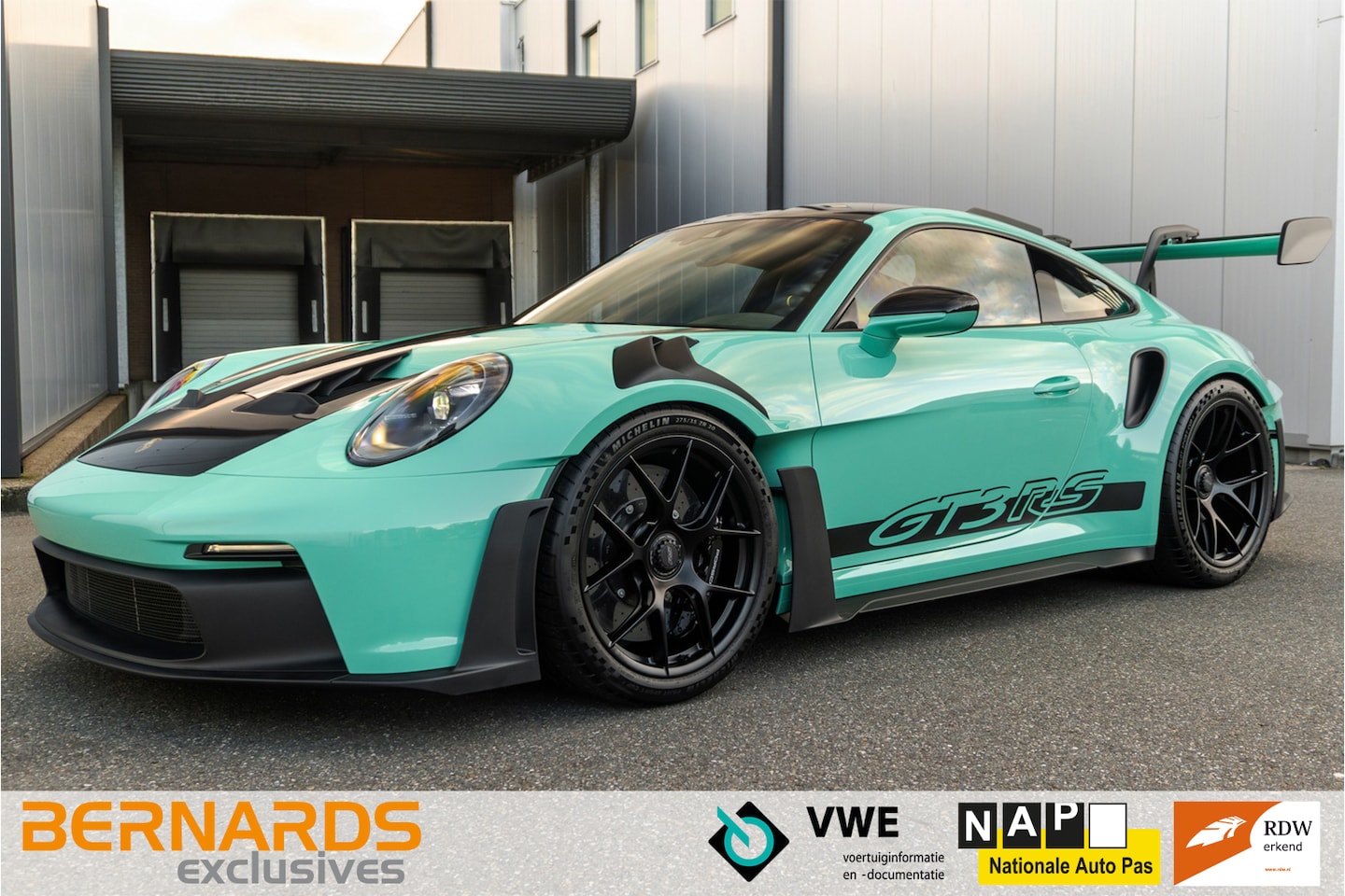 Porsche 911 - 992 GT3 RS 4.0 - Weissach - PTS Mint Green - AutoWereld.nl