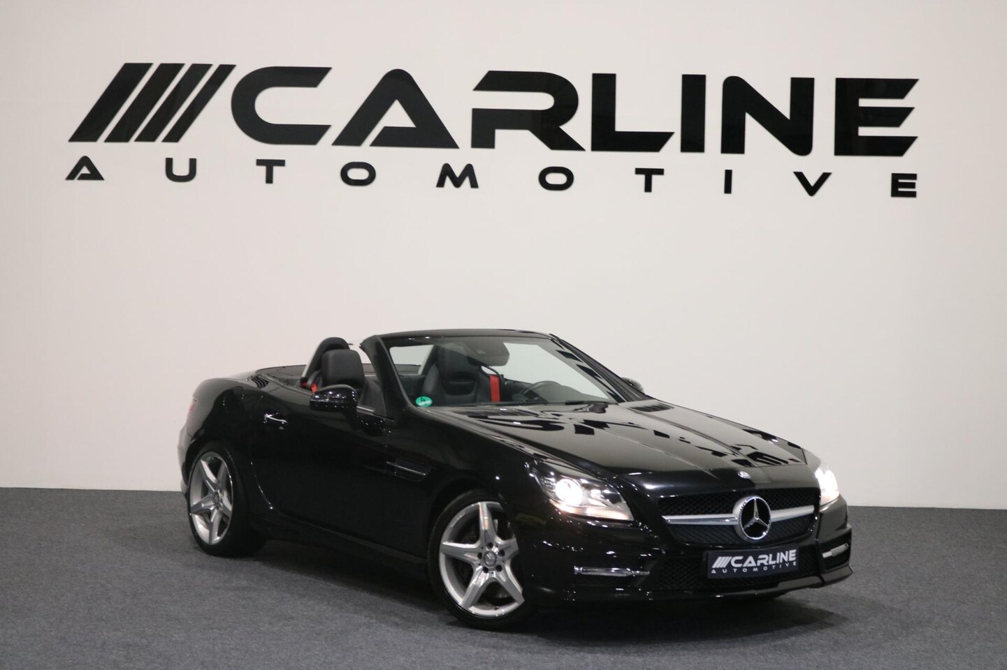 Mercedes-Benz SLK-klasse - 350 CABRIO HARDTOP AUT. AMG-LINE SFEERVER. NAVI LEER LED PDC KEYLESS GARANTIE NAP APK - AutoWereld.nl