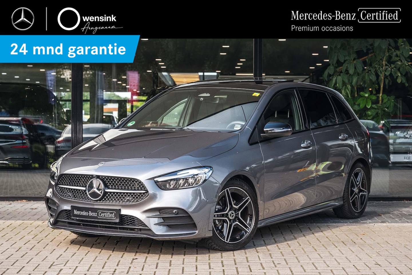 Mercedes-Benz B-klasse - 180 AMG Line | Panoramaschuifdak | Stoelverwarming | Keyless go | Achteruitrijcamera | Sfe - AutoWereld.nl