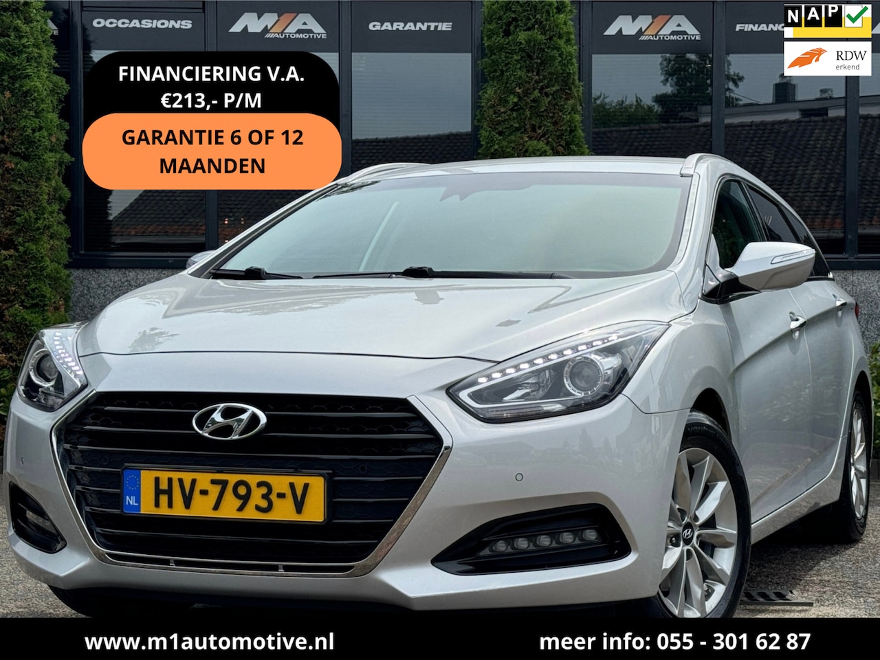 Hyundai i40 Wagon - 1.6 GDI Essence | Airco | Navi | Trekhaak - AutoWereld.nl