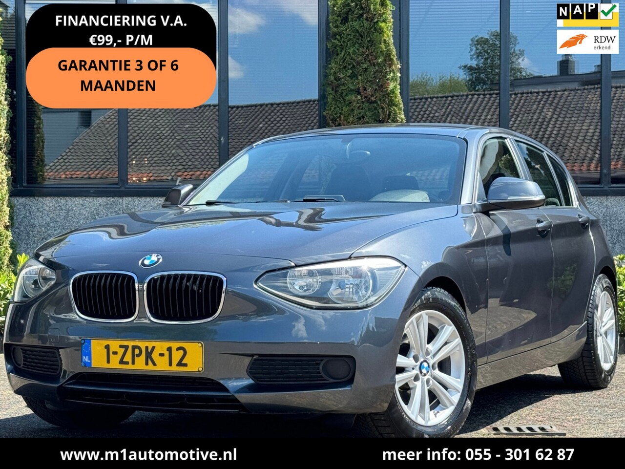 BMW 1-serie - 114i Edition 5 Deurs | Airco | 2e EIG - AutoWereld.nl