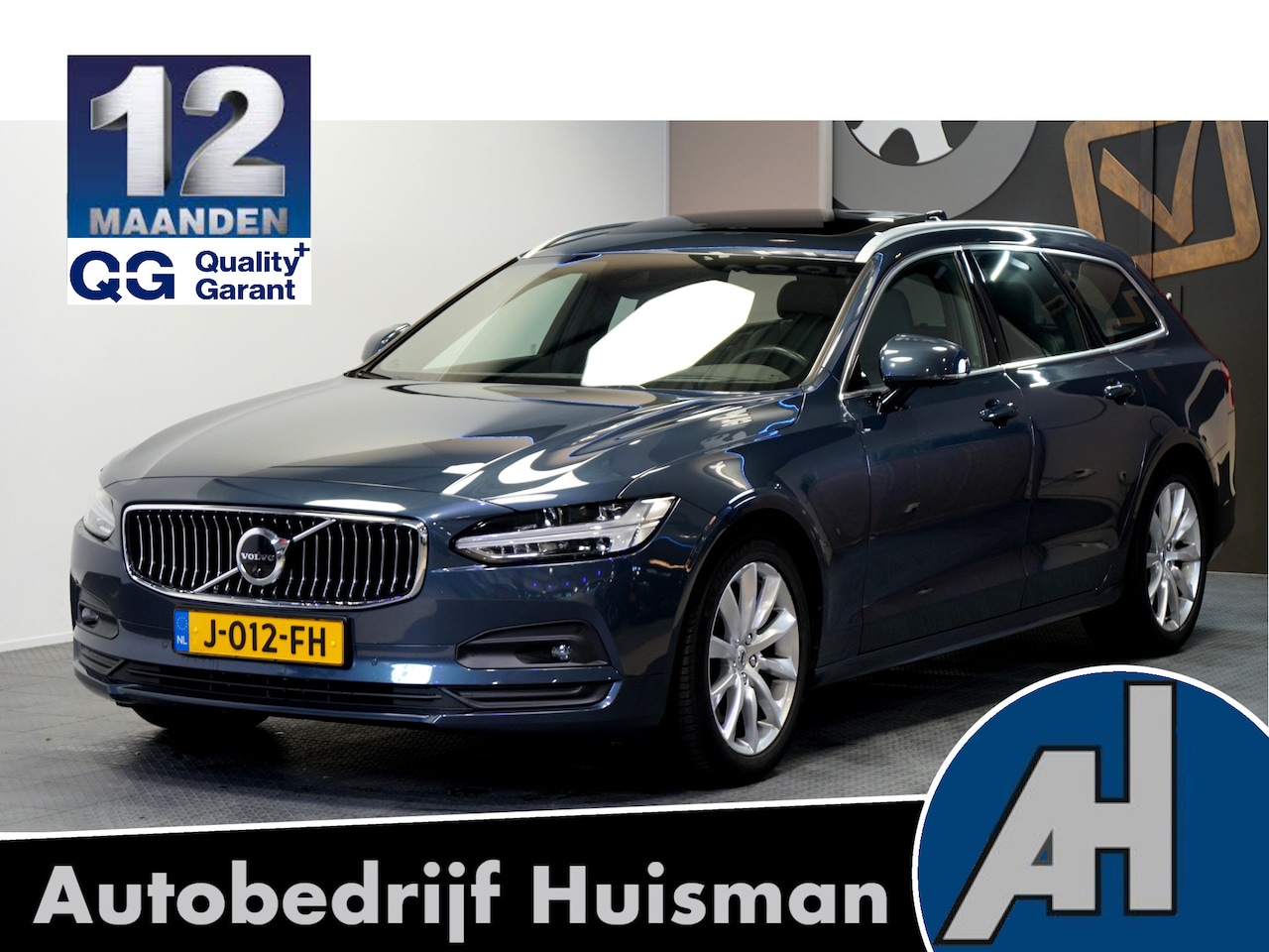 Volvo V90 - 2.0 B4 155kW/211pk Aut8 Facelift Business Pro Lounge PANORAMADAK + HARMAN/KARDON + 360 CAM - AutoWereld.nl