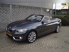 BMW 2-serie Cabrio - 220i High Executive Luxury Autom Leder Sportst Stoel/Stuur Verw Navi Clima Xenon Cruis PDC