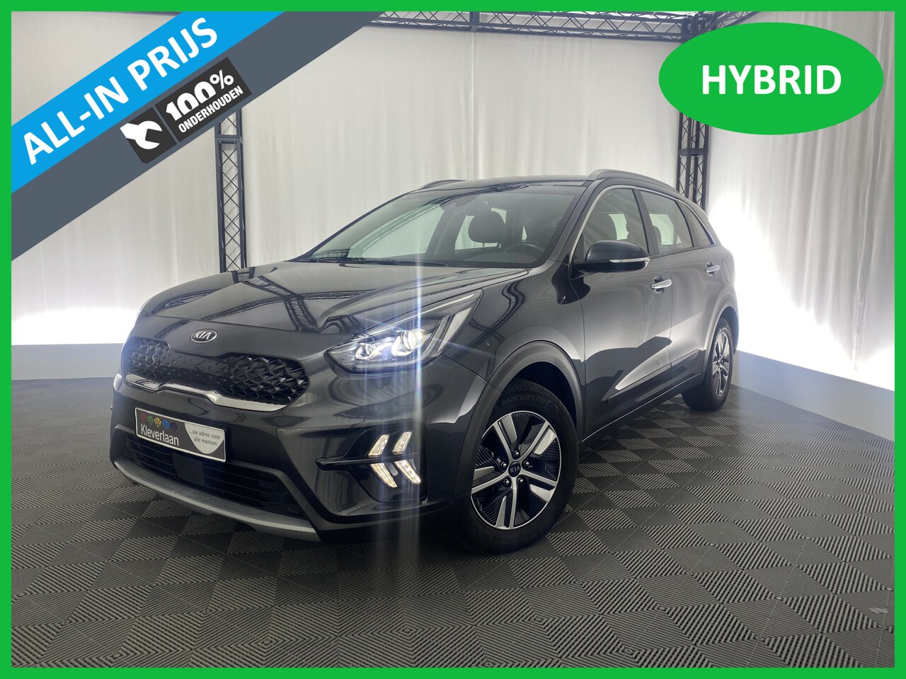 Kia Niro - 1.6 GDi Hybrid DynamicLine Automaat | Apple Carplay | Navi | ACC | PDC | DAB | 141 Pk | - AutoWereld.nl