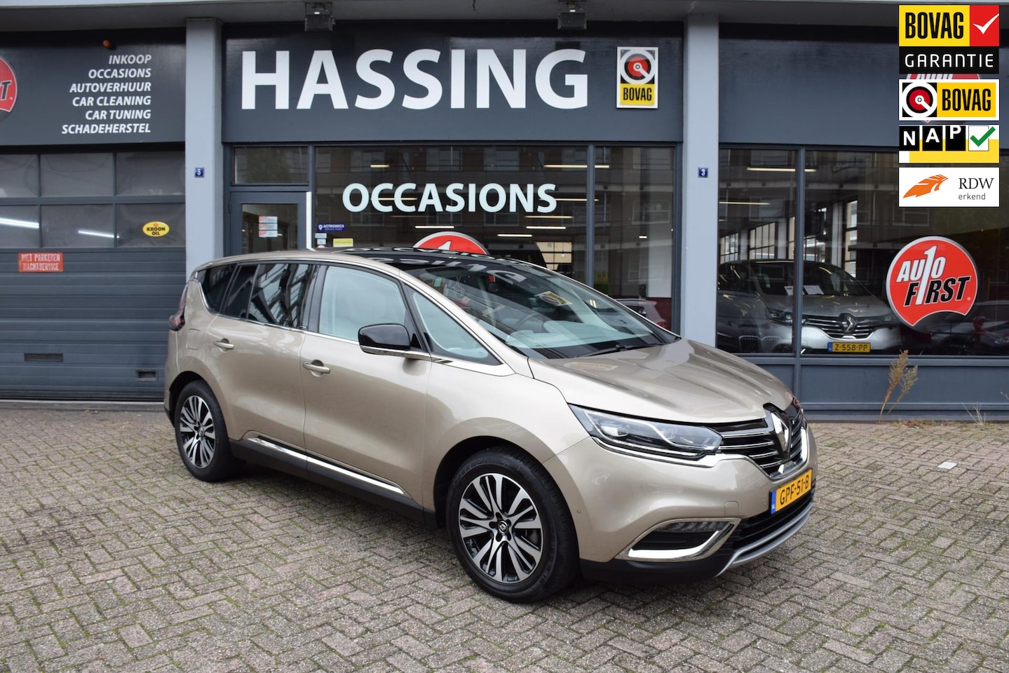 Renault Espace - 1.6 TCe Initiale Paris 5p. Led, Leer ,Automaat , Pano dak, , PDC, Achteruitrij Camera, Sfe - AutoWereld.nl