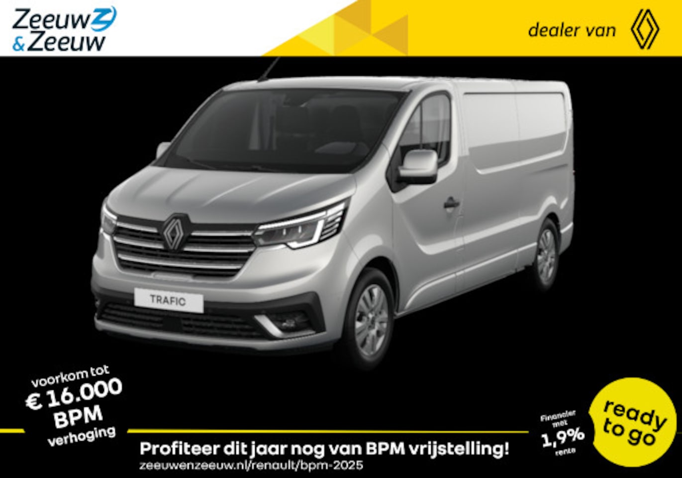 Renault Trafic - 2.0 Blue dC1 150 EDC T30 L2H1 Extra 5x | ACTIEMODEL RENAULT 125 JAAR | Trafic Anniversary - AutoWereld.nl