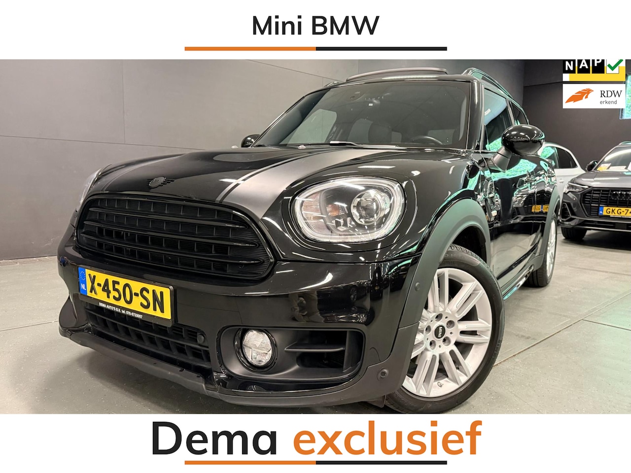 MINI Countryman - 1.5 Cooper CHILI 136PK BLACK-LINE PANO/NAVI/LED/CARPLAY/ECC/PDC/CRUISE/// - AutoWereld.nl