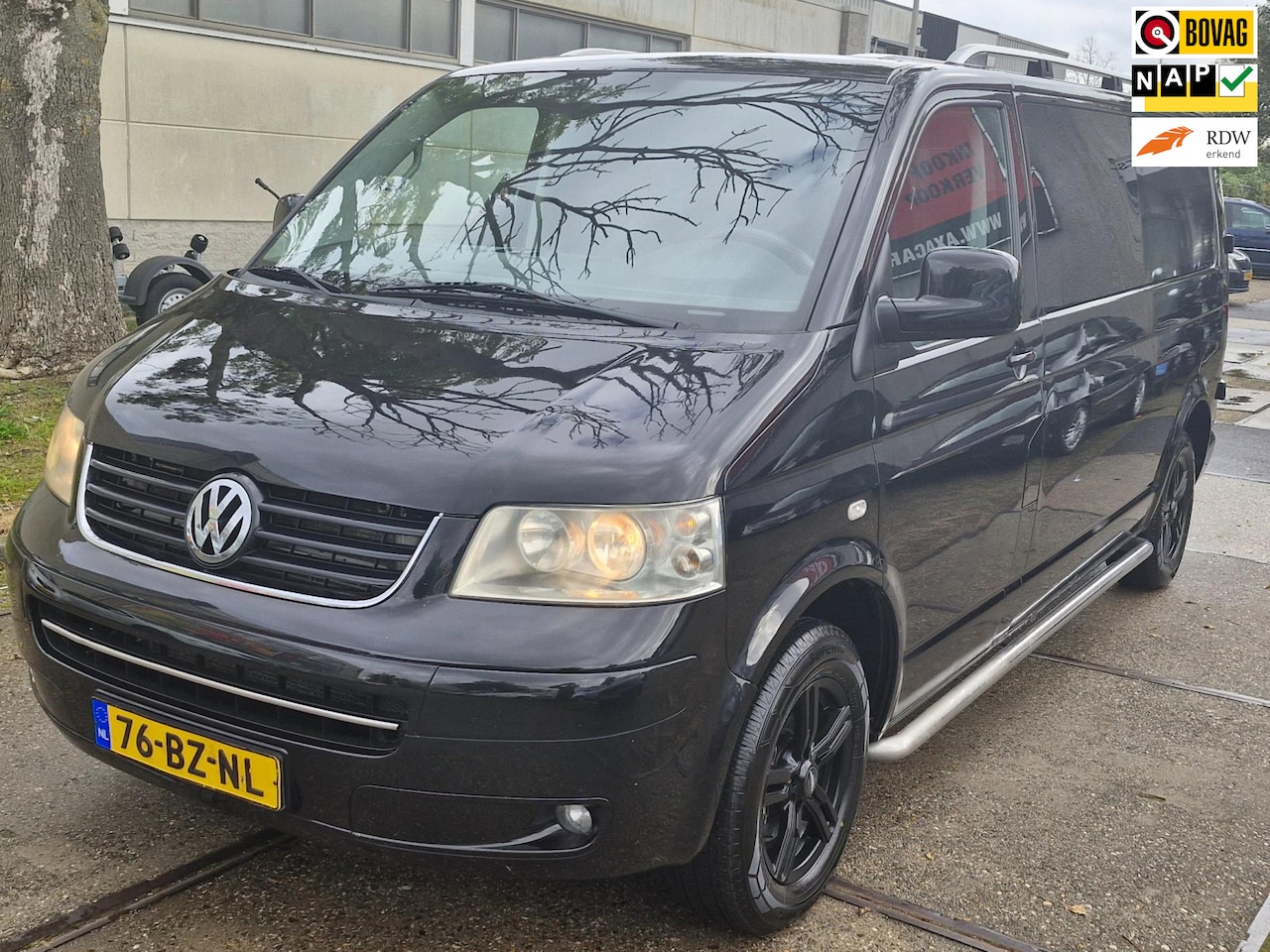 Volkswagen Transporter - 2.5 TDI 340 Trendline DC GARANTIE ! RIJD EN SCHAKELT PERFECT ! NIEUWE APK ! - AutoWereld.nl