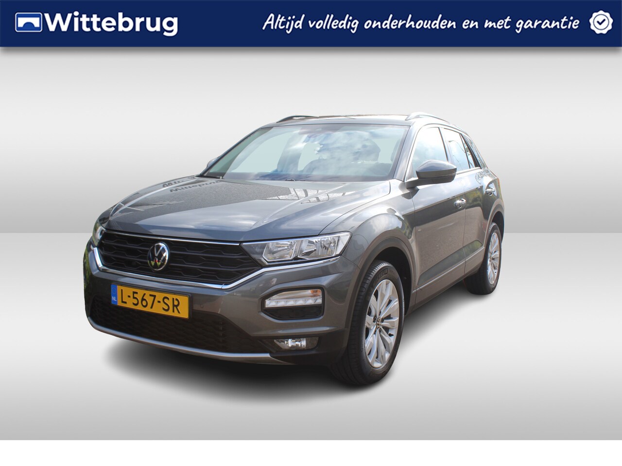 Volkswagen T-Roc - 1.0 TSI Style Metallic/ Airco/ APP / Parkeersensor V. + A. / 17 lmv - AutoWereld.nl