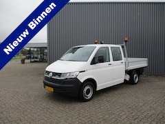 Volkswagen Transporter - 2.0 TDI 150 PK Dubbele Cabine Pick-Up Kraan Airco