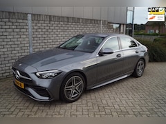 Mercedes-Benz C-klasse - 180 AMG Line Sedan Autom Leder/Alcantara Sportst Stoelverw Navi Clima Cruise 2x PDC LMV EN