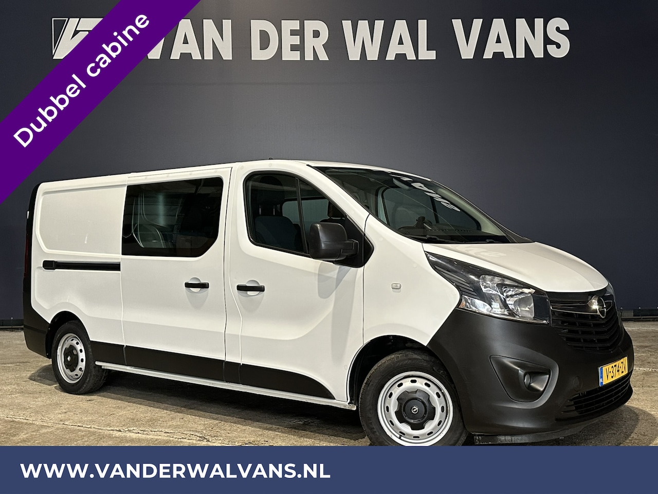 Opel Vivaro - 1.6 CDTI 126pk L2H1 Dubbele Cabine Euro6 Airco | Navigatie | Camera | 5-Zits | cruisecontr - AutoWereld.nl