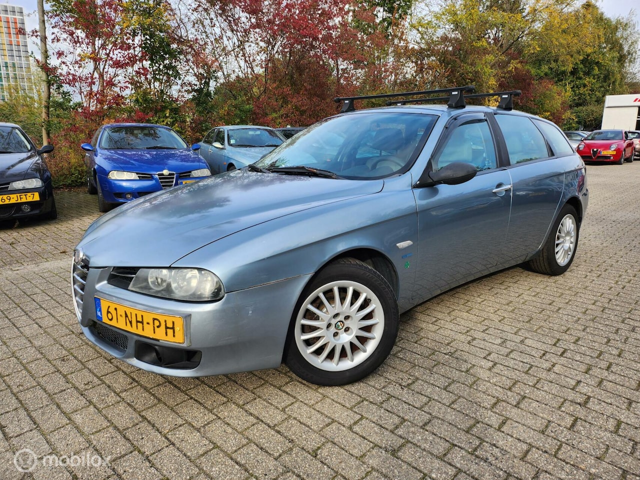 Alfa Romeo 156 Sportwagon - 1.9 JTD AZZURO GABBIANO APK/LEDER - AutoWereld.nl