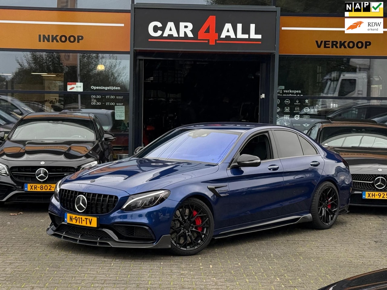 Mercedes-Benz C-klasse - AMG 63 S Edition 1 CARBON/DOWNPIPE/SCHAALSTOELEN/STERRENHEMEL - AutoWereld.nl