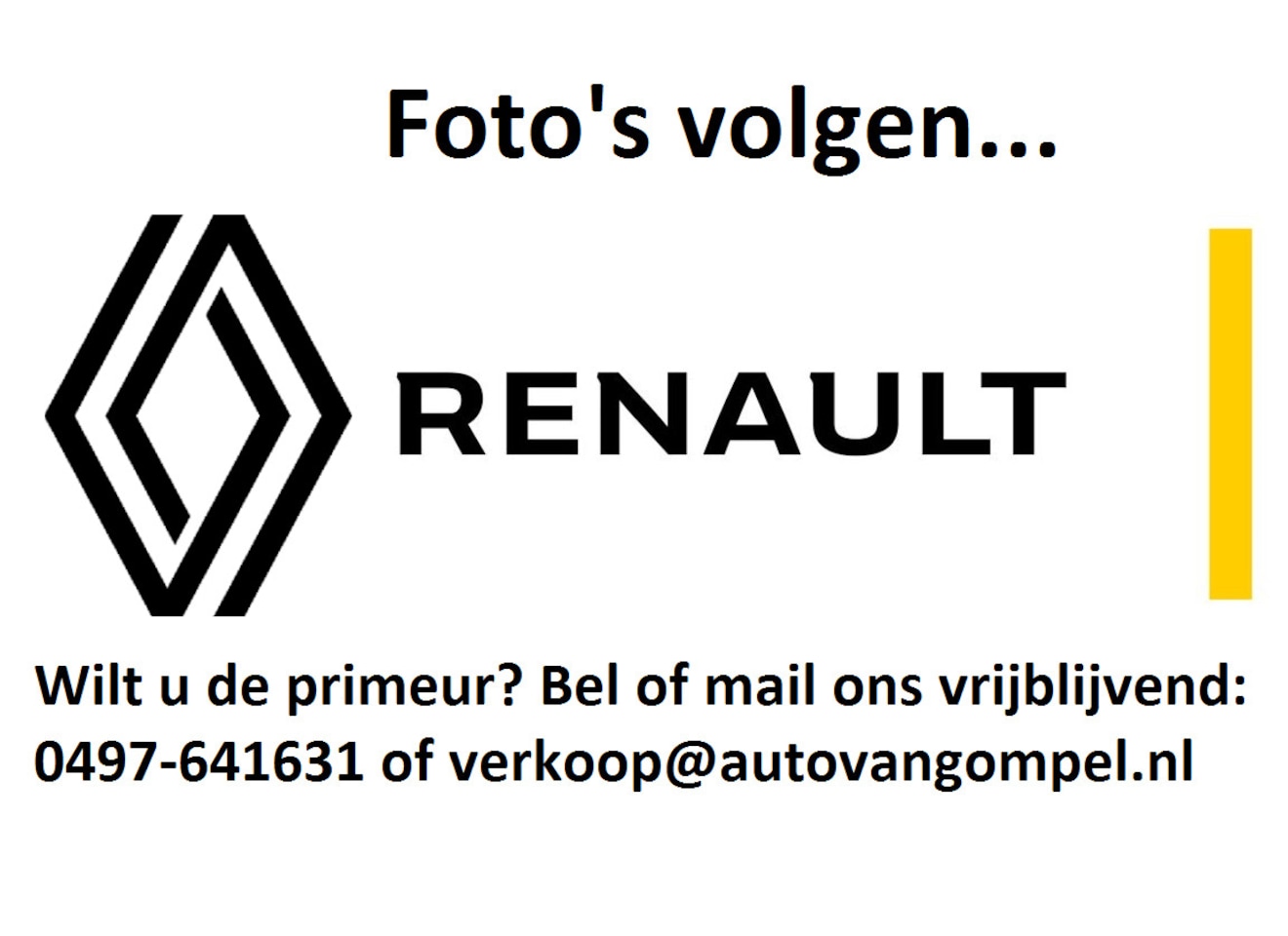 Renault Master - Nieuw model T35 2.0 dCi 170PK L2H2 Extra OP VOORRAAD / NAVI / CAMERA / PARK. SENSOREN - AutoWereld.nl