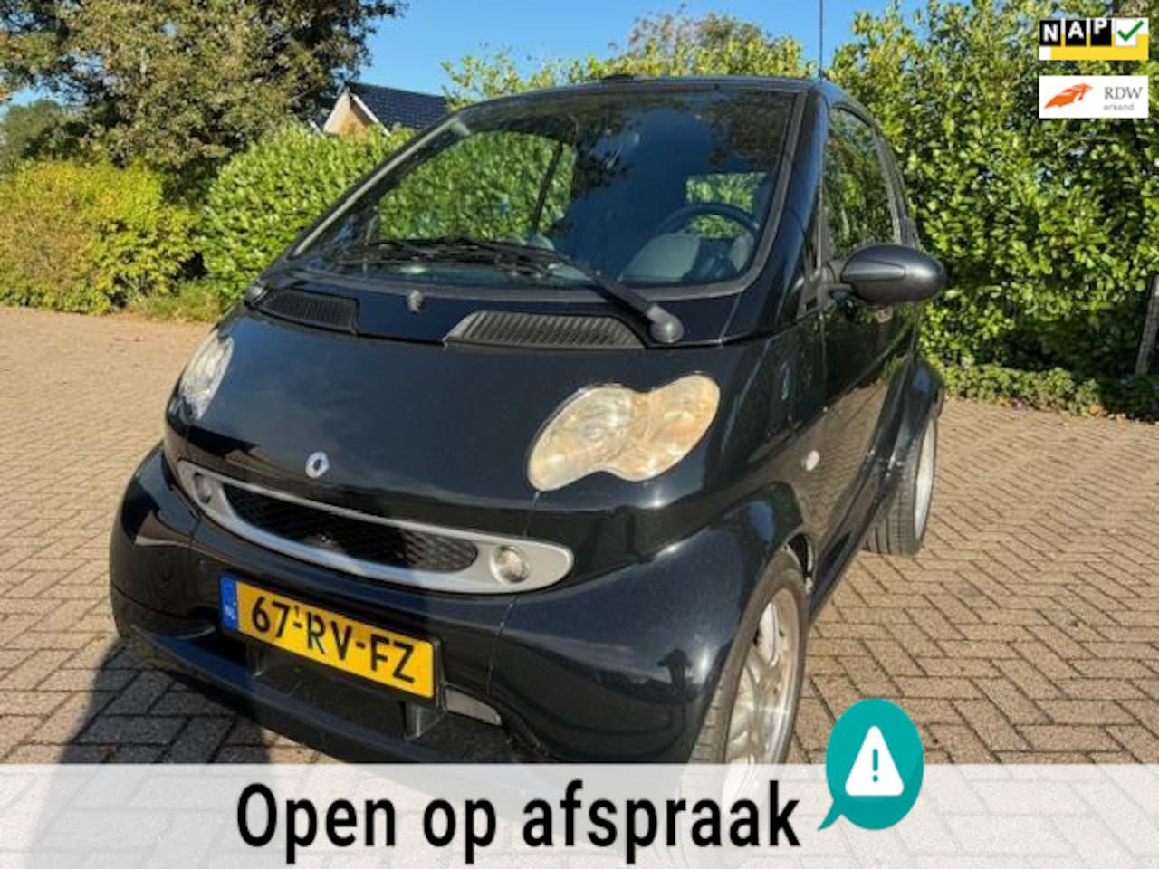 Smart Fortwo cabrio - 0.7 BRABUS ECHTE ORGINELE BRABUS !!!! CABRIO !!! - AutoWereld.nl