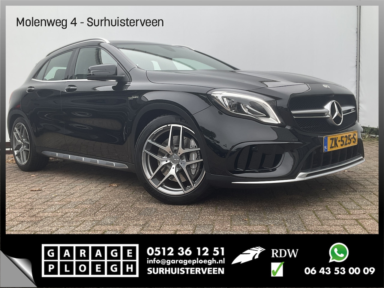 Mercedes-Benz GLA-Klasse - AMG 45 4MATIC 381PK 360cam Leder Led 84149KM! - AutoWereld.nl