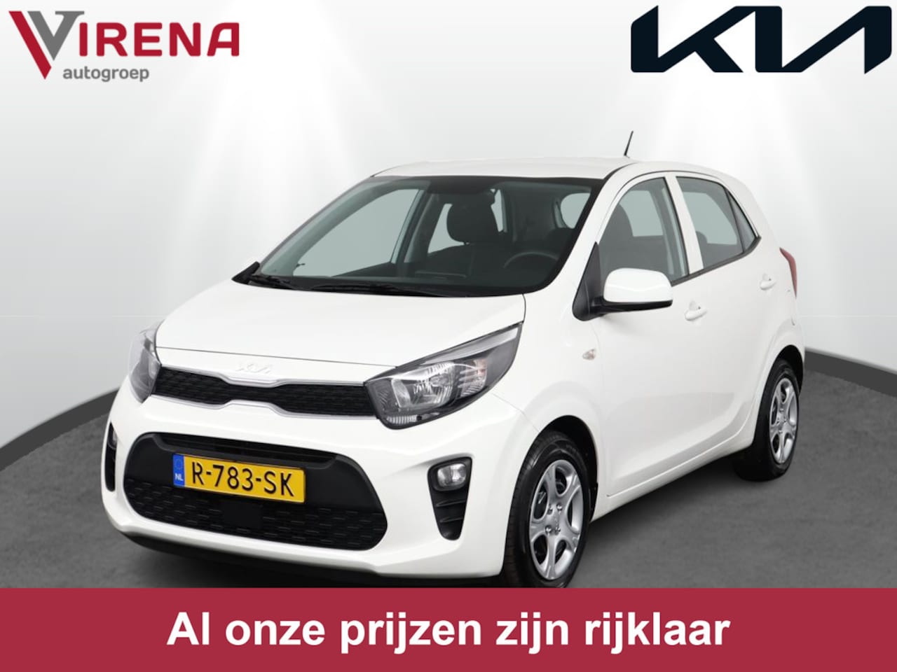 Kia Picanto - 1.0 DPi ComfortLine -  Airco - Bluetooth telefonie - Cruise Control - Fabrieksgarantie 11- - AutoWereld.nl