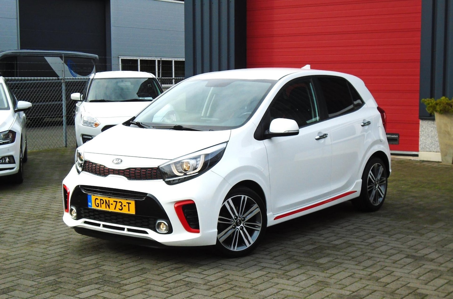 Kia Picanto - 1.2 CVVT DynamicPlusLine 1.2 CVVT DynamicPlusLine,AUTOMAAT,Navi,Leder - AutoWereld.nl