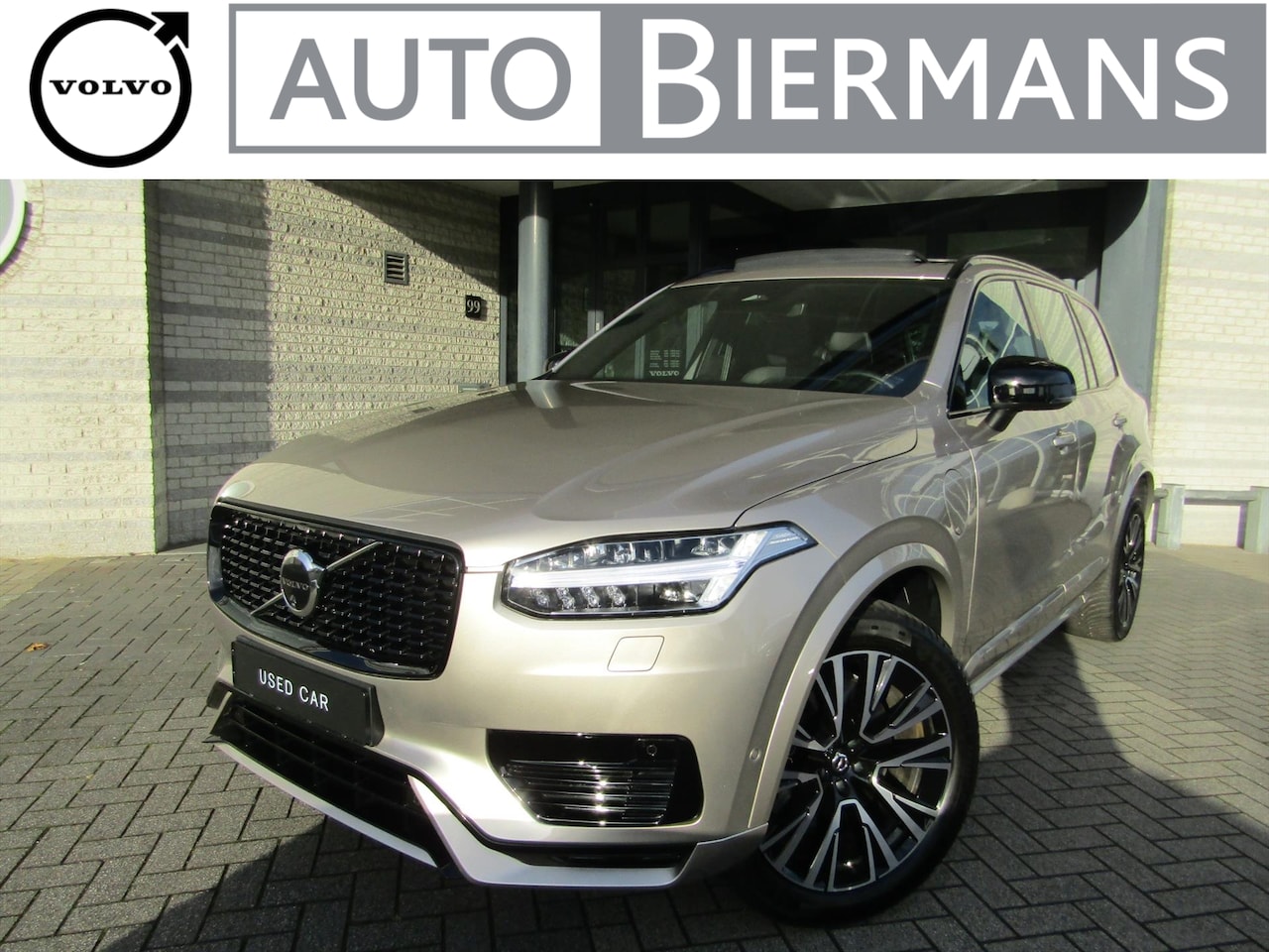 Volvo XC90 - T8 Twin Engine AWD Plug-in Hybrid Ultimate Dark | Trekh. | Headup | Vis.Park Ass. | Pan.da - AutoWereld.nl