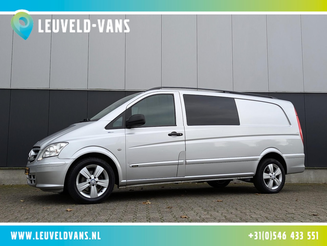 Mercedes-Benz Vito - 122 CDI 3.0 V6 224PK XXL AUTOMAAT DUBBELCABINE CRUISE CLIMATE CONTROL - AutoWereld.nl