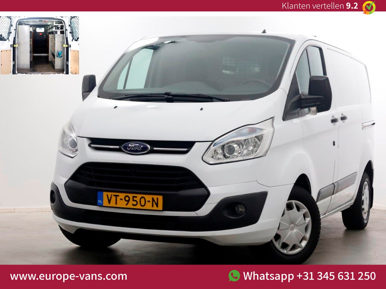 Ford Transit Custom - 2.2 TDCI L1H1 Trend Airco/Navi/Inrichting/2x Schuifdeur 02-2016 - AutoWereld.nl