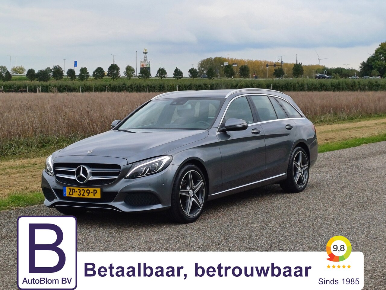 Mercedes-Benz C-klasse Estate - 180 Business Solution | Led | Navi | Cruise | 19 INCH | Trekh. | Elect klep - AutoWereld.nl