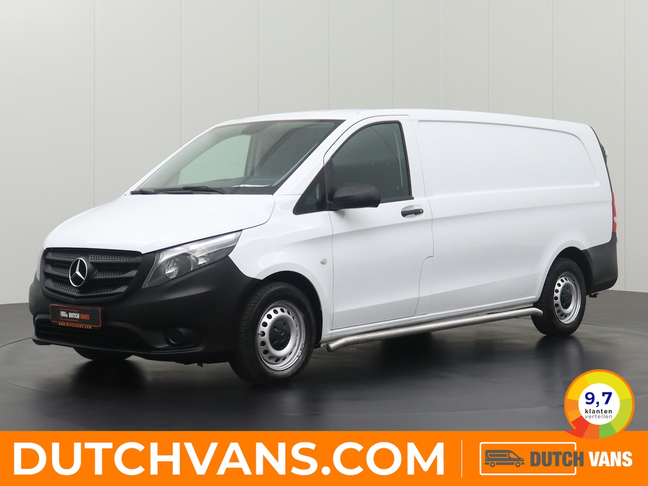 Mercedes-Benz Vito - 110CDI Xlang Koelauto | Achterdeuren | Airco | Cruise | 3-Persoons - AutoWereld.nl