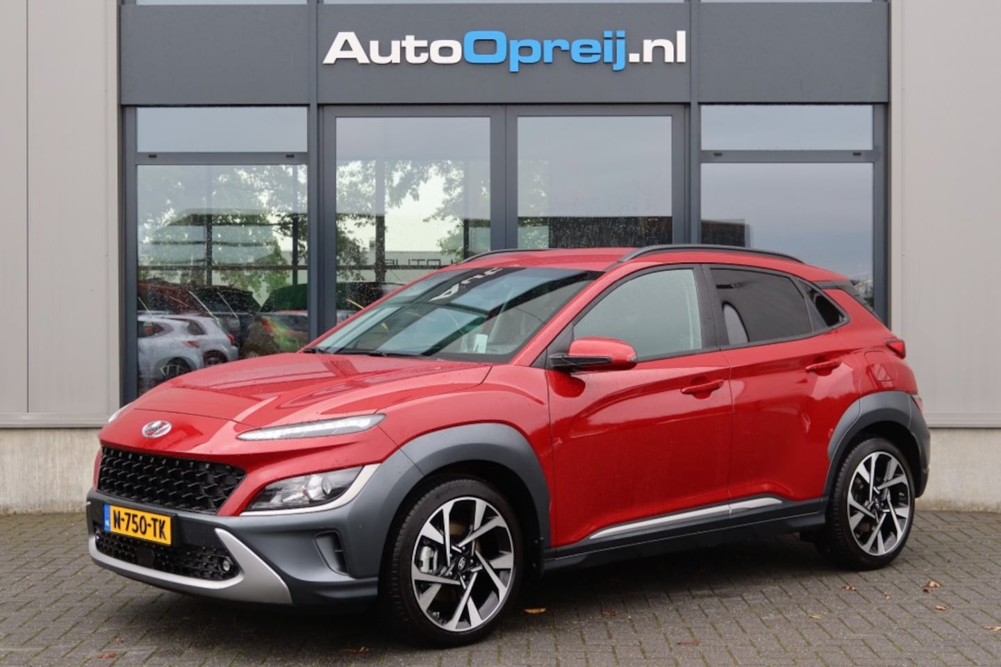 Hyundai Kona - 1.6 GDI HEV AUTOMAAT Hybrid Fashion NAVI, Camera, Head-up, Trekh - AutoWereld.nl