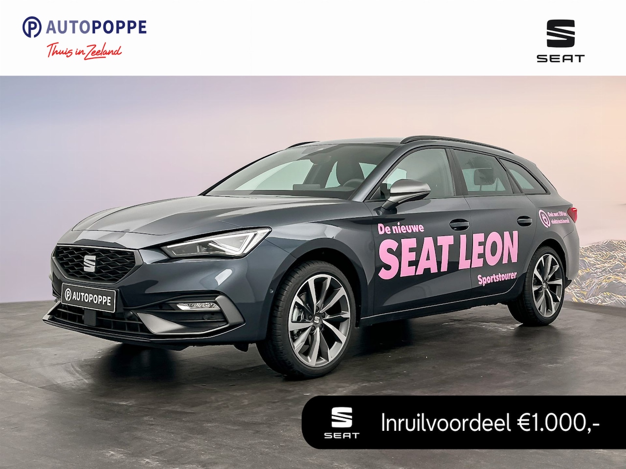 Seat Leon Sportstourer - 1.5 eTSI 150 7DSG FR Business Intense | Achteruitrijcamera | Automatisch dimmende binnensp - AutoWereld.nl