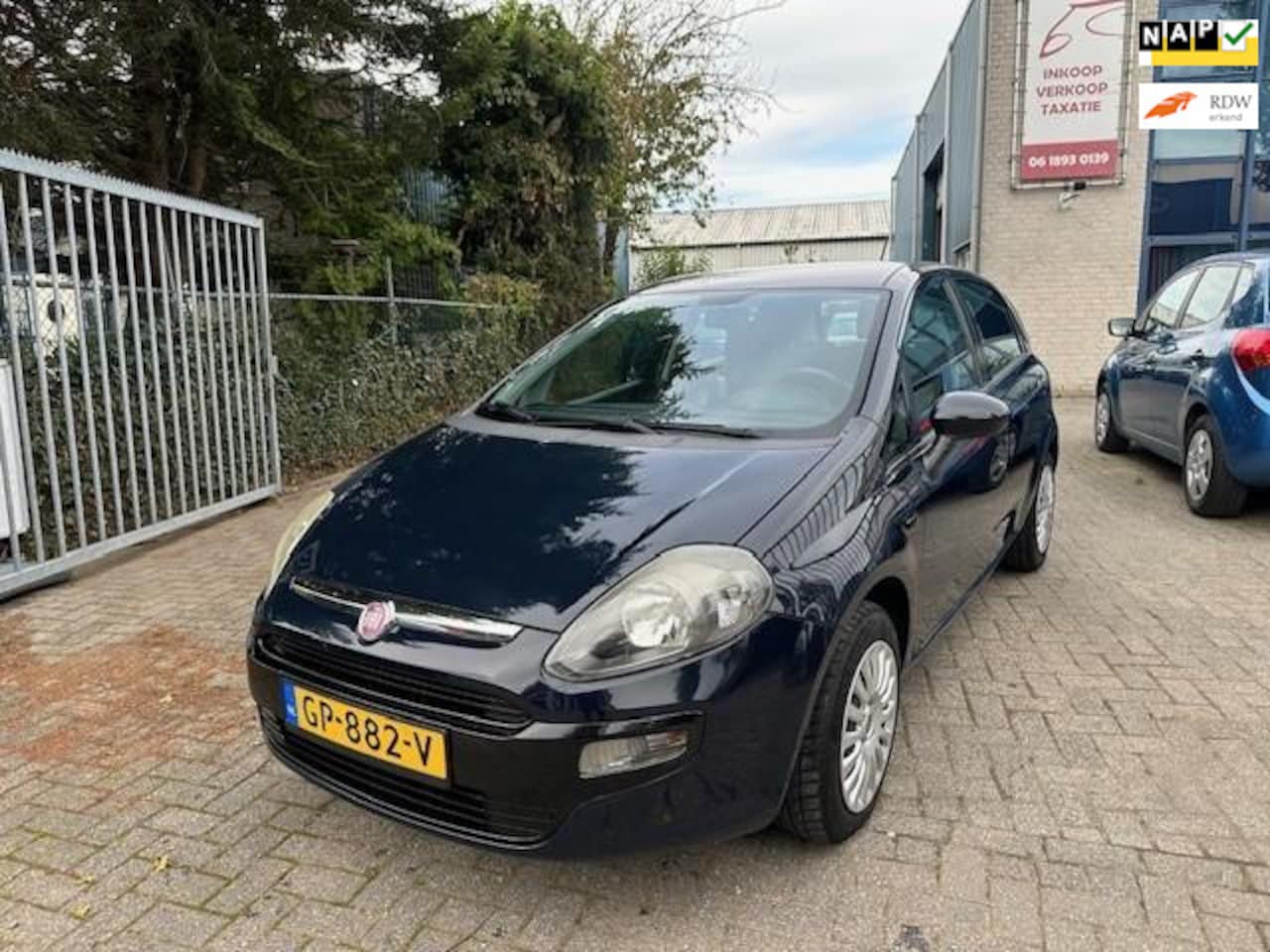 Fiat Punto Evo - 1.2 Active 1.2 Active, Airco, Apk 08/2025, 5 deurs, Navigatie - AutoWereld.nl