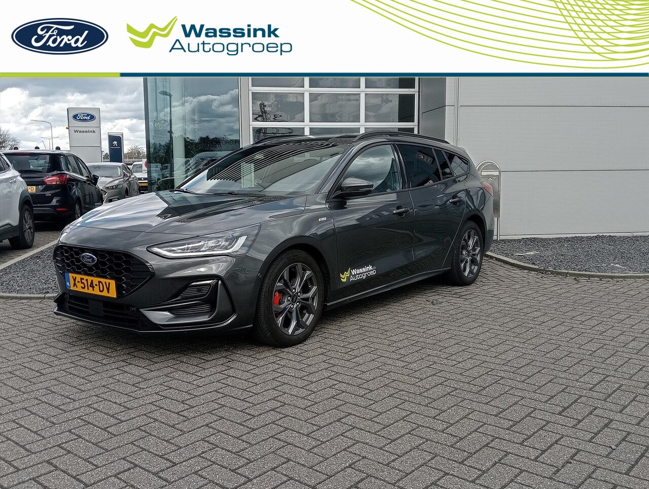 Ford Focus Wagon - 1.0 EcoBoost Hybrid 125pk ST-Line X | groot beeld navigatie | Licht metalen velgen | Achte - AutoWereld.nl