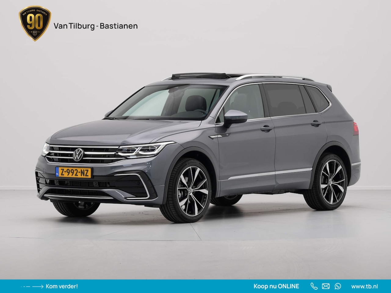 Volkswagen Tiguan Allspace - 1.5 TSI 150 pk R-Line Business 7persoons 7p. Panoramadak Active info display Achteruitrijc - AutoWereld.nl