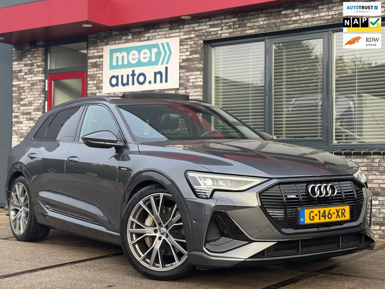 Audi e-tron - 50 quattro Launch Edition Black S- LINE l PANO l ACC l CARPLAY l ORG.NL l DEALER ONDERHOUD - AutoWereld.nl