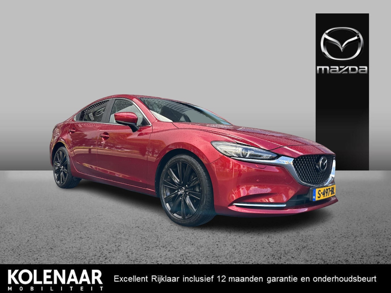 Mazda 6 - Sedan Automaat 2.0 Sky-G 165 Business /Dealeronderhouden/360 camera/DAB/Keyless/Adaptive/A - AutoWereld.nl