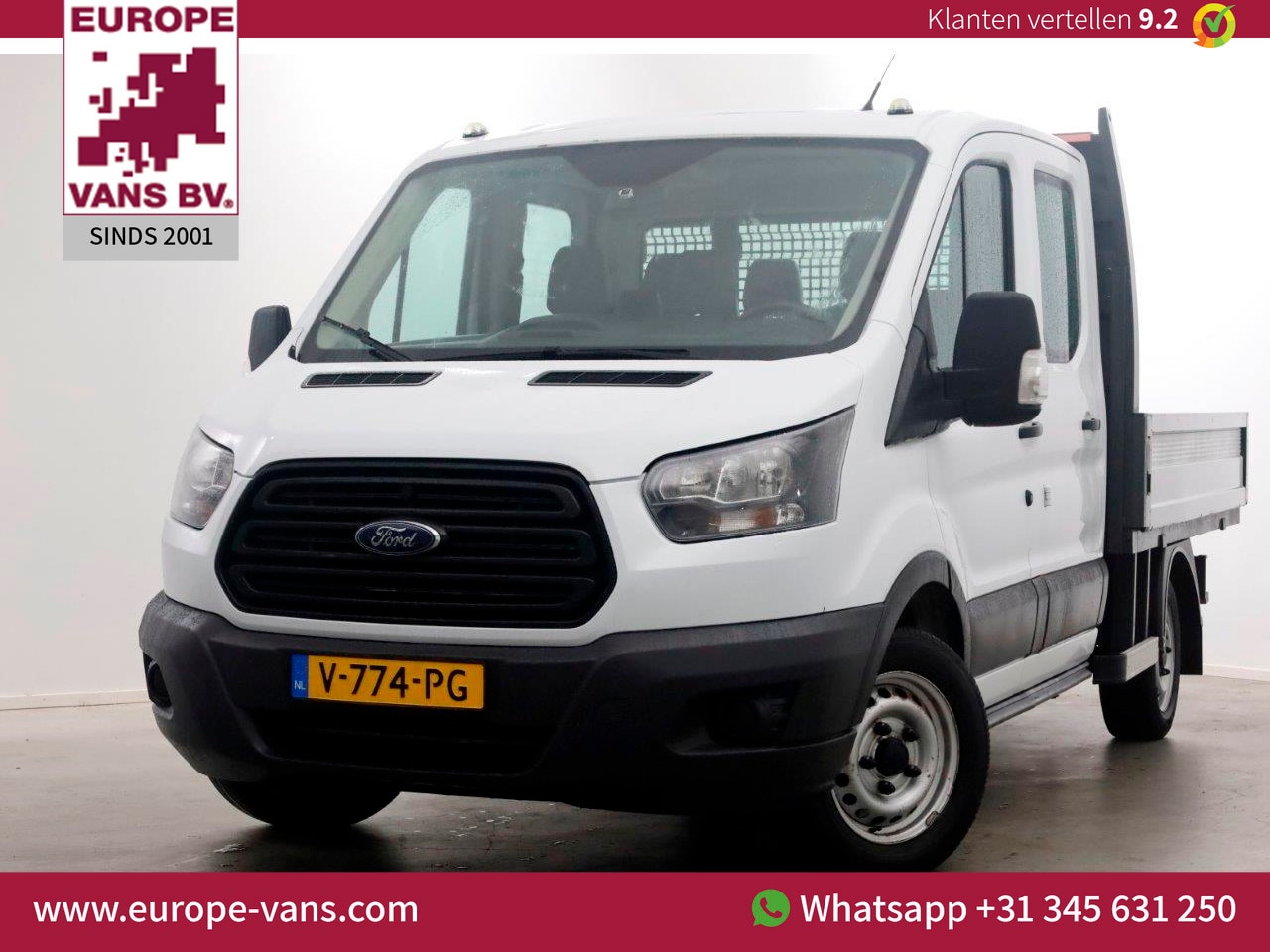 Ford Transit - 2.0 TDCI Euro6 L2H1 D.C. Ambiente Open Laadbak 05-2018 - AutoWereld.nl