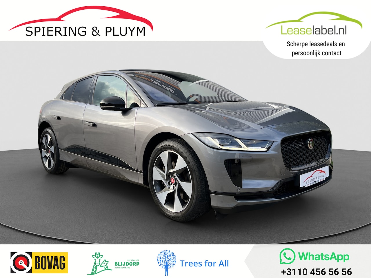 Jaguar I-PACE - EV400 S 90 kWh | Black Pack | Luchtvering | Dodehoek Det. | Winter pack - AutoWereld.nl